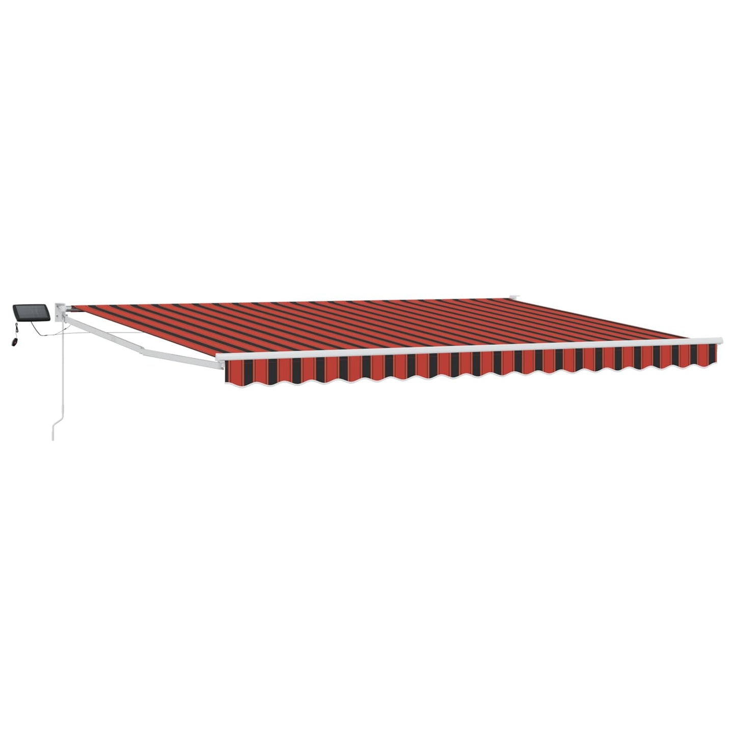 Tenda retrattile manuale con LED 4,5 × 3 m | homemem39