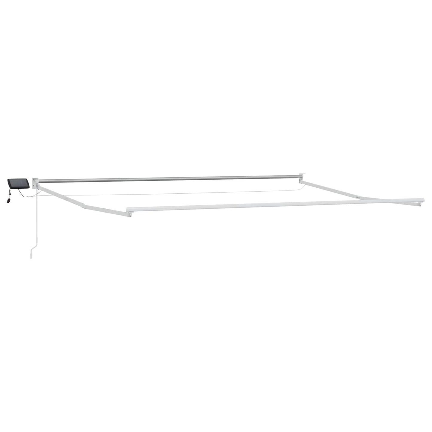 Tenda retrattile manuale con LED Multicolore 4,5 × 3 m | homemem39
