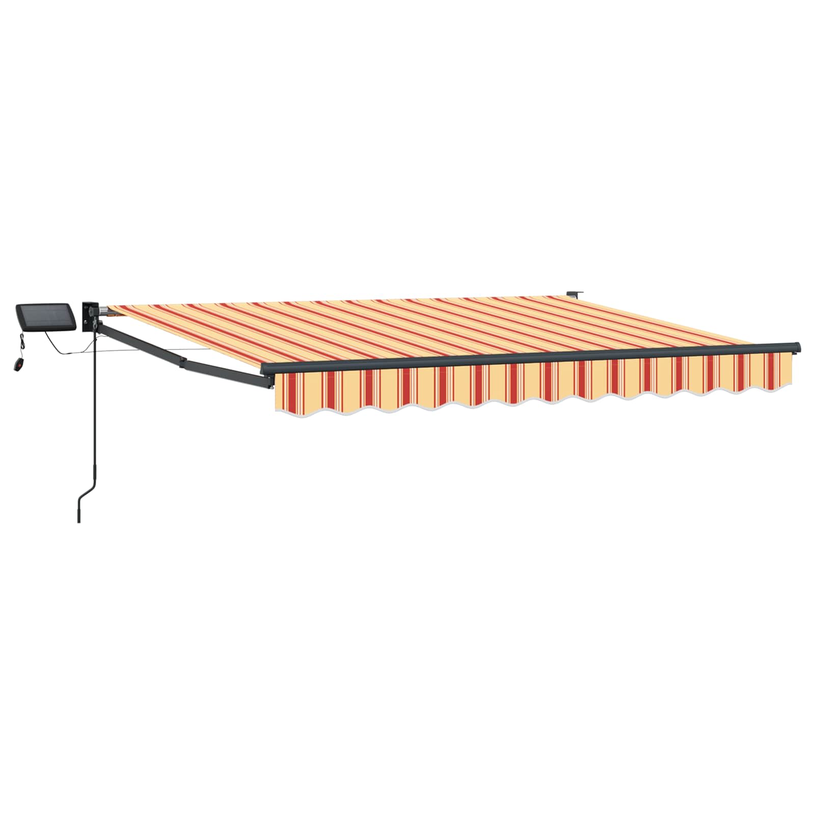 Tenda retrattile manuale con LED Multicolore 2,5 x 2 m | homemem39