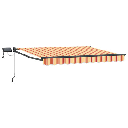 Tenda retrattile manuale con LED Multicolore 2,5 x 2 m | homemem39