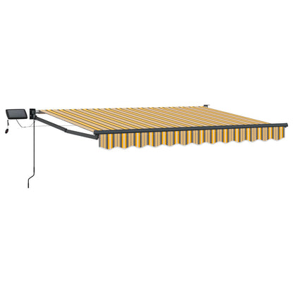 Tenda retrattile manuale con LED 3,5 x 2 m