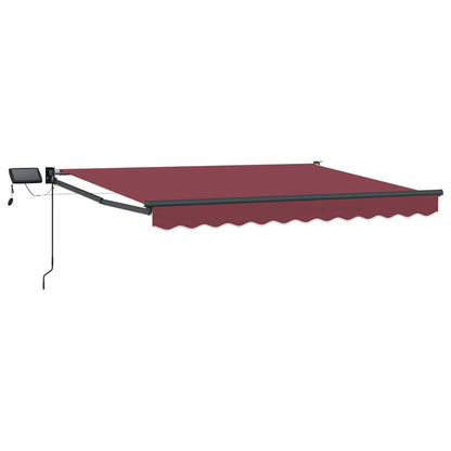 Tenda retrattile manuale con LED 3,5 x 2,5 m