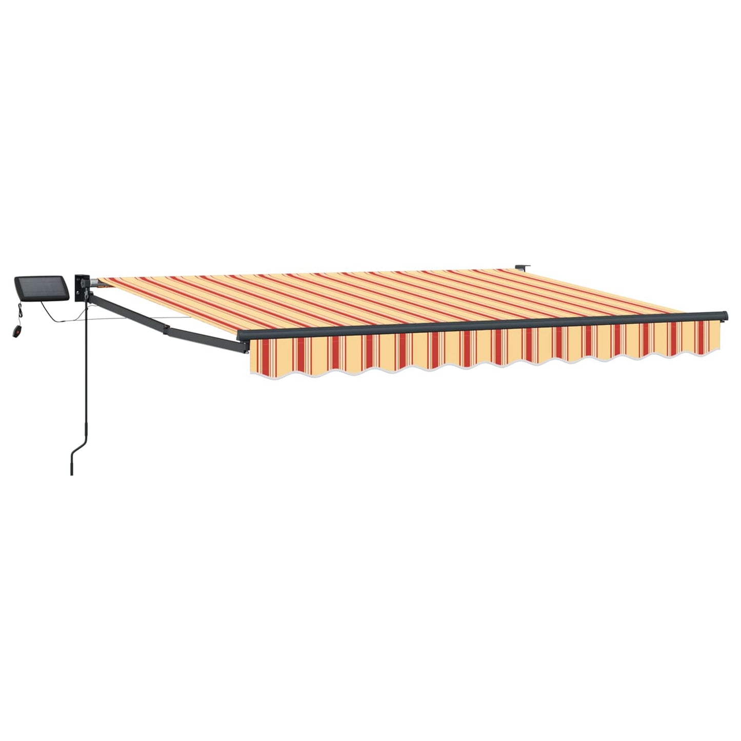 Tenda retrattile manuale con LED Multicolore 3,5 x 2,5 m