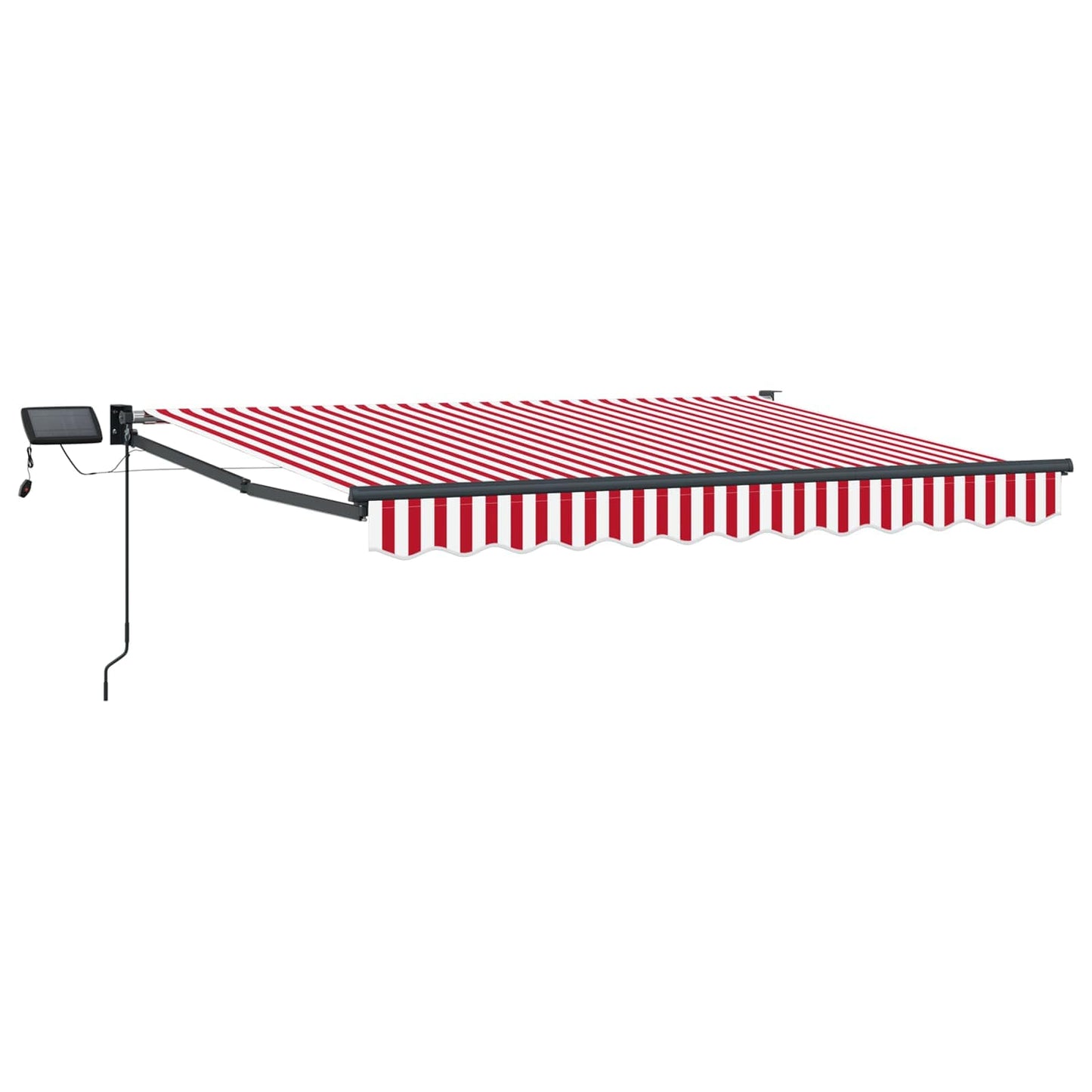 Tenda retrattile manuale con LED 3,5 x 2,5 m | homemem39
