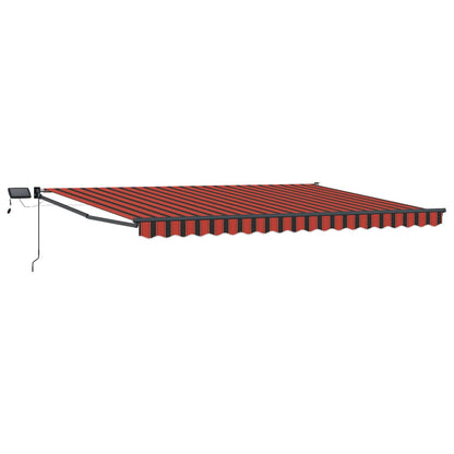 Tenda retrattile manuale con LED 4 × 3 m | homemem39