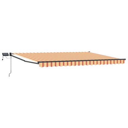 Tenda retrattile manuale con LED Multicolore 5 x 3 m | homemem39