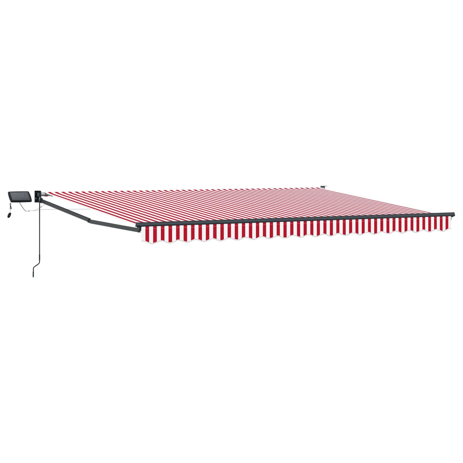 Tenda retrattile manuale con LED 5 x 3 m | homemem39