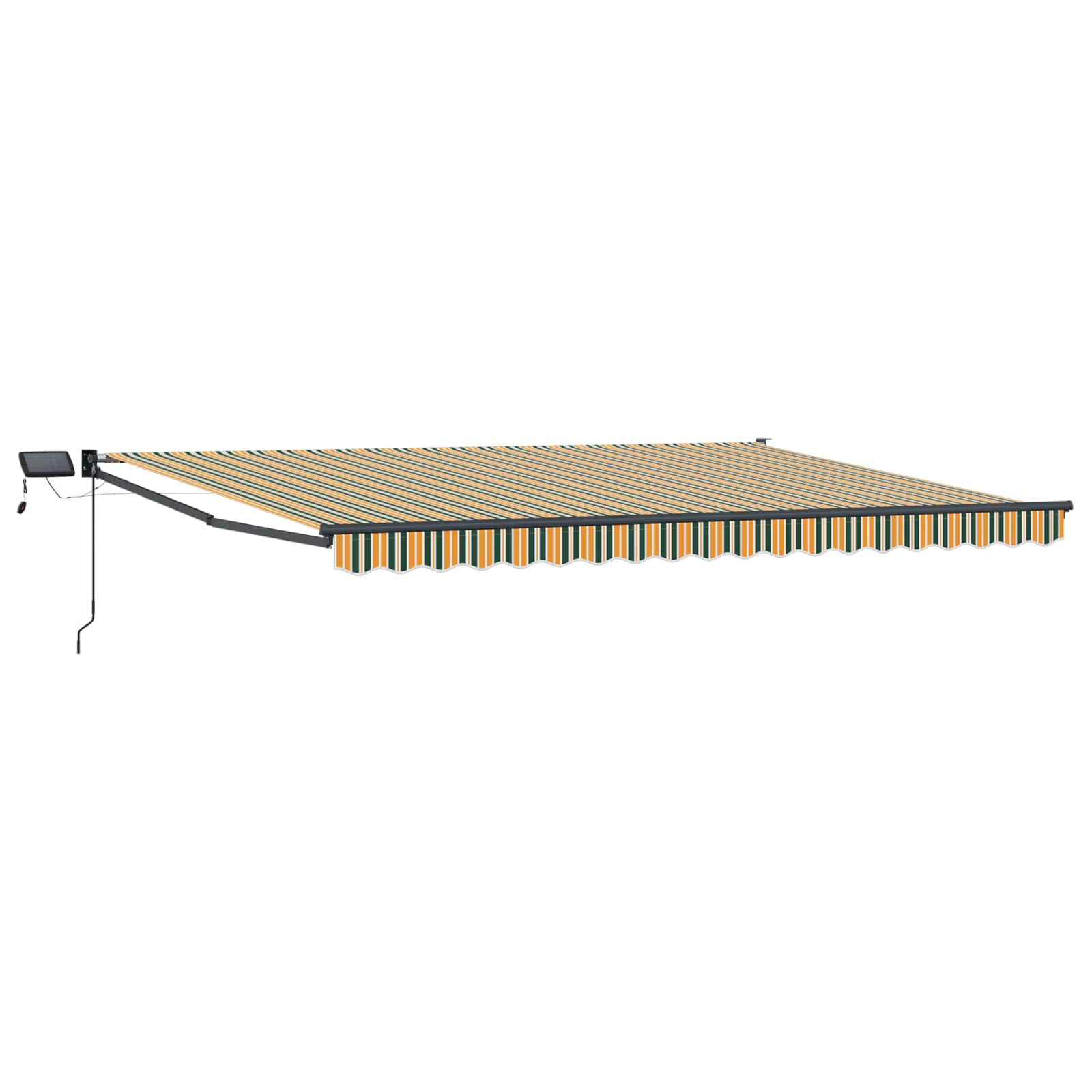 Tenda retrattile manuale con LED 5 x 3 m | homemem39
