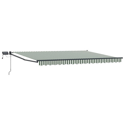 Tenda retrattile manuale con LED 5 x 3 m | homemem39
