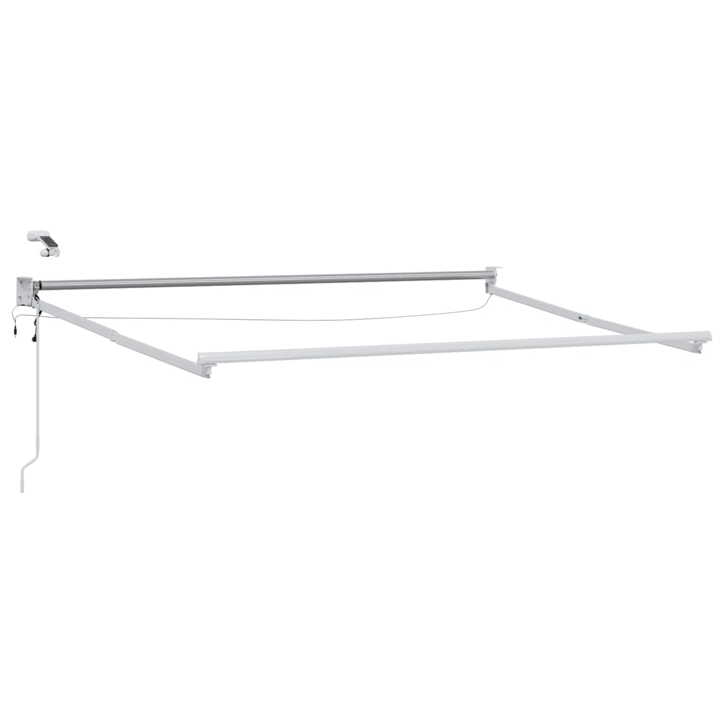 Tettuccio Elettrico Retrattile Giallo e Bianco 3 x 2 m | homemem39
