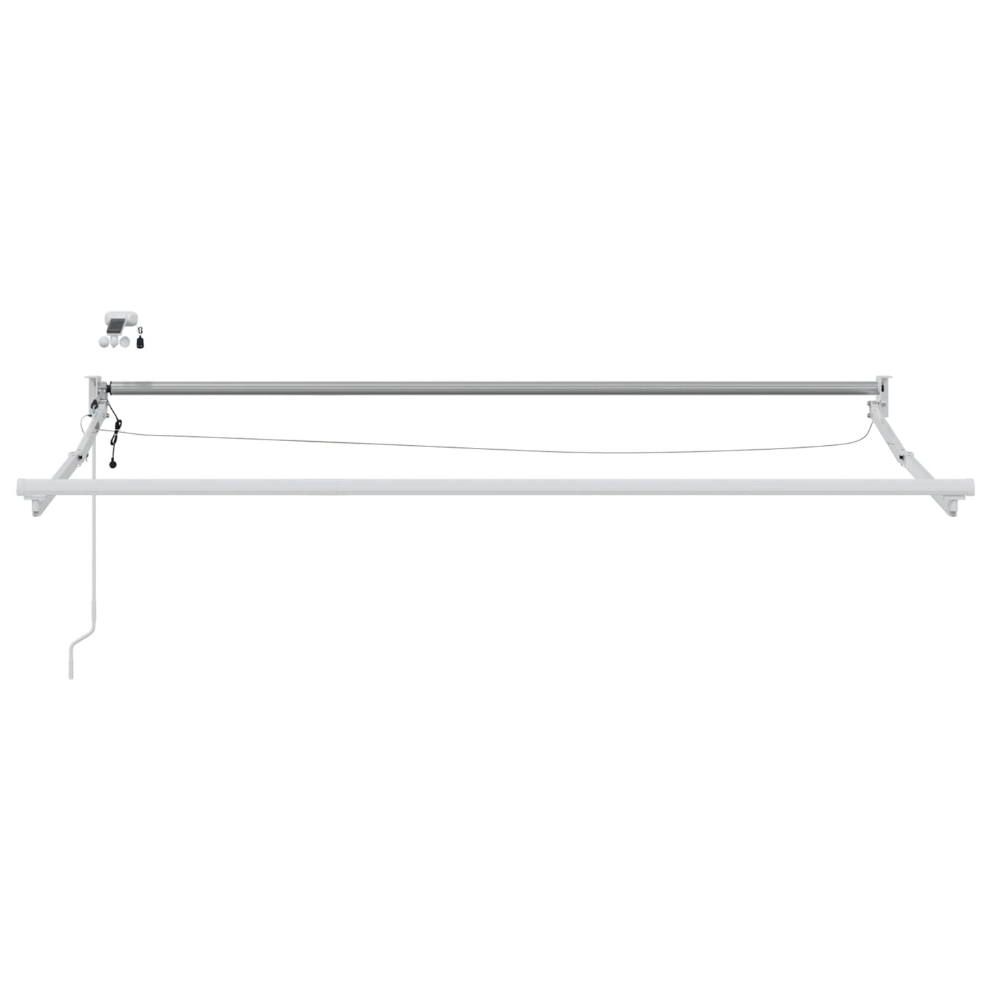 Tettuccio Elettrico Retrattile Giallo e Bianco 3 x 2 m | homemem39