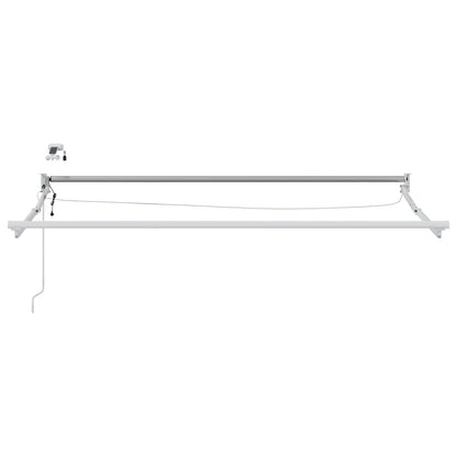 Tettuccio Elettrico Retrattile Giallo e Bianco 3 x 2 m | homemem39