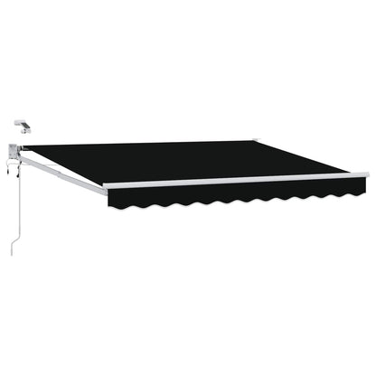 Tettuccio Elettrico Retrattile Nero 3 x 2,5 m | homemem39