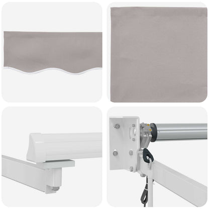 Tettuccio Elettrico Retrattile Grigio chiaro 3 x 2,5 m | homemem39