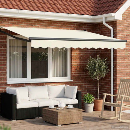 Tettuccio Elettrico Retrattile Crema 3,5 x 2 m