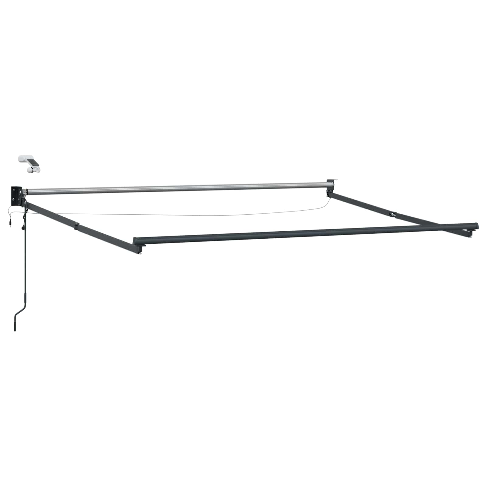 Tettuccio Elettrico Retrattile Marrone 3,5 x 2 m | homemem39