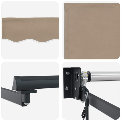 Tettuccio Elettrico Retrattile Beige 3,5 x 2 m | homemem39