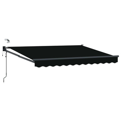 Tettuccio Elettrico Retrattile Nero 3 x 2,5 m | homemem39