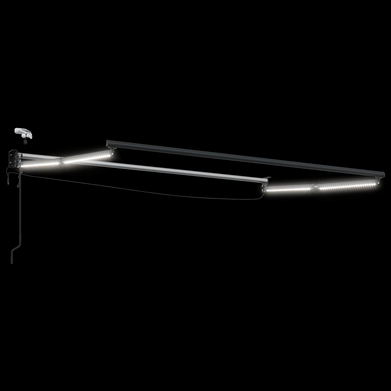 Tettuccio Elettrico Retrattile Arancione e Marrone 3,5 x 2,5 m | homemem39
