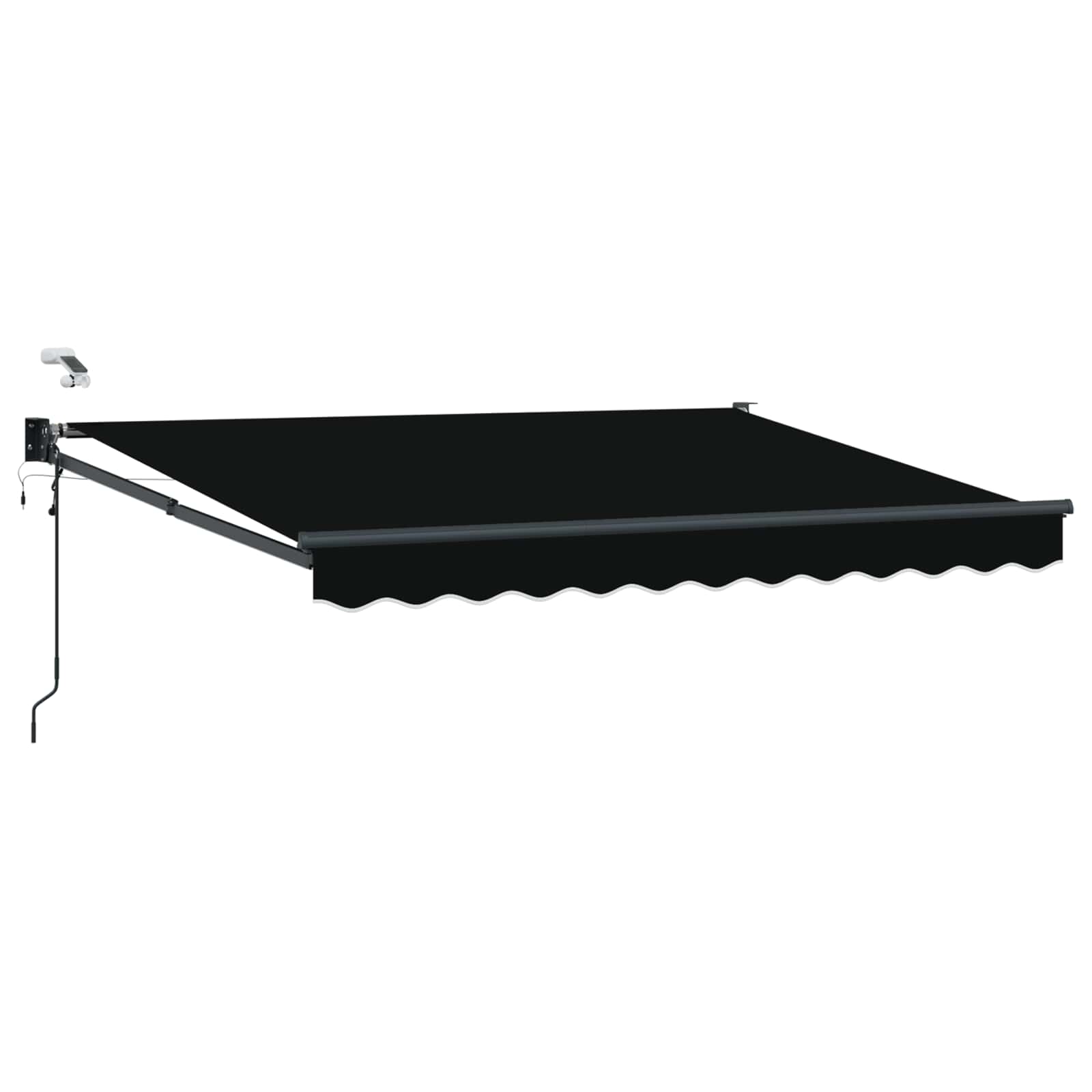 Tettuccio Elettrico Retrattile Nero 3,5 x 2,5 m | homemem39