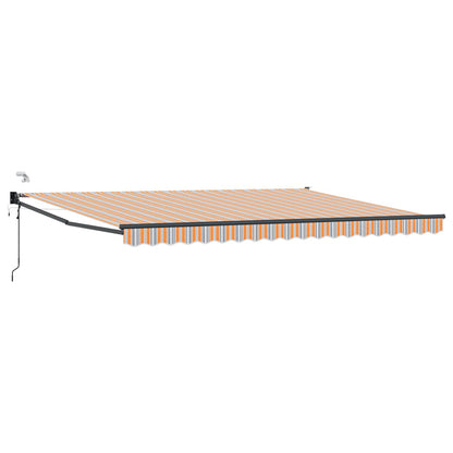 Tettuccio Elettrico Retrattile Blu e Arancione 4 × 3 m | homemem39