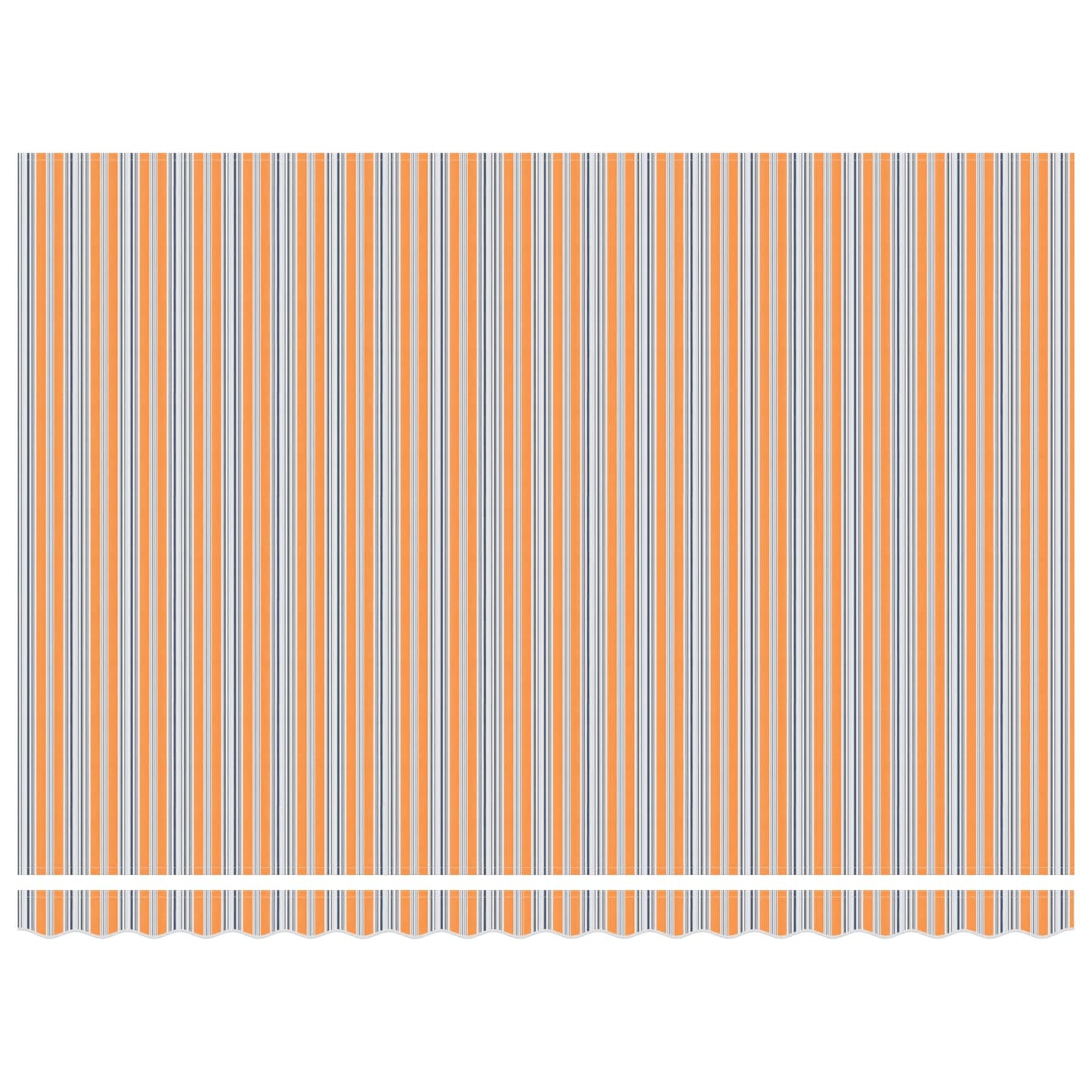 Tettuccio Elettrico Retrattile Blu e Arancione 4 × 3 m | homemem39