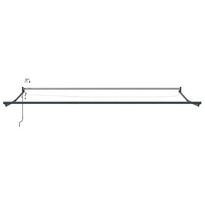 Tettuccio Elettrico Retrattile Antracite e Bianco 4,5 × 3 m | homemem39