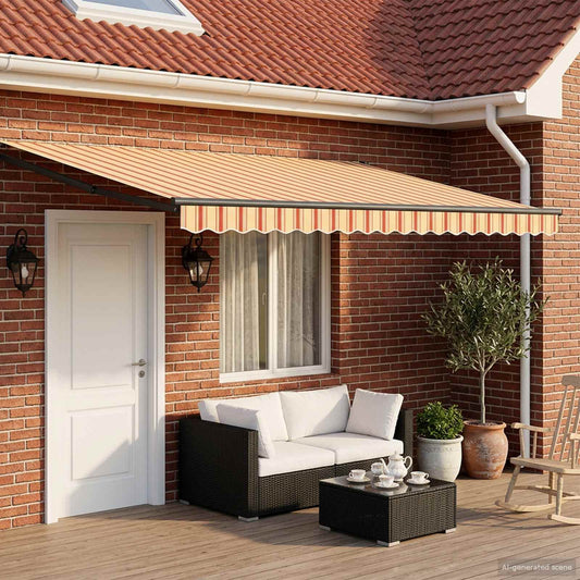 Tettuccio Elettrico Retrattile Multicolore 4,5 × 3 m | homemem39