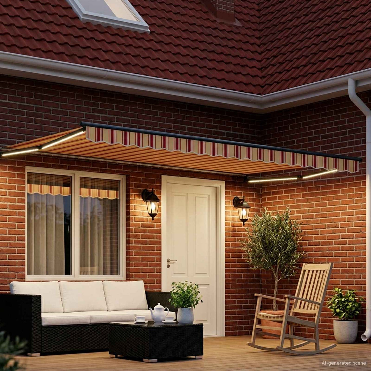 Tettuccio Elettrico Retrattile Multicolore 4,5 × 3 m | homemem39