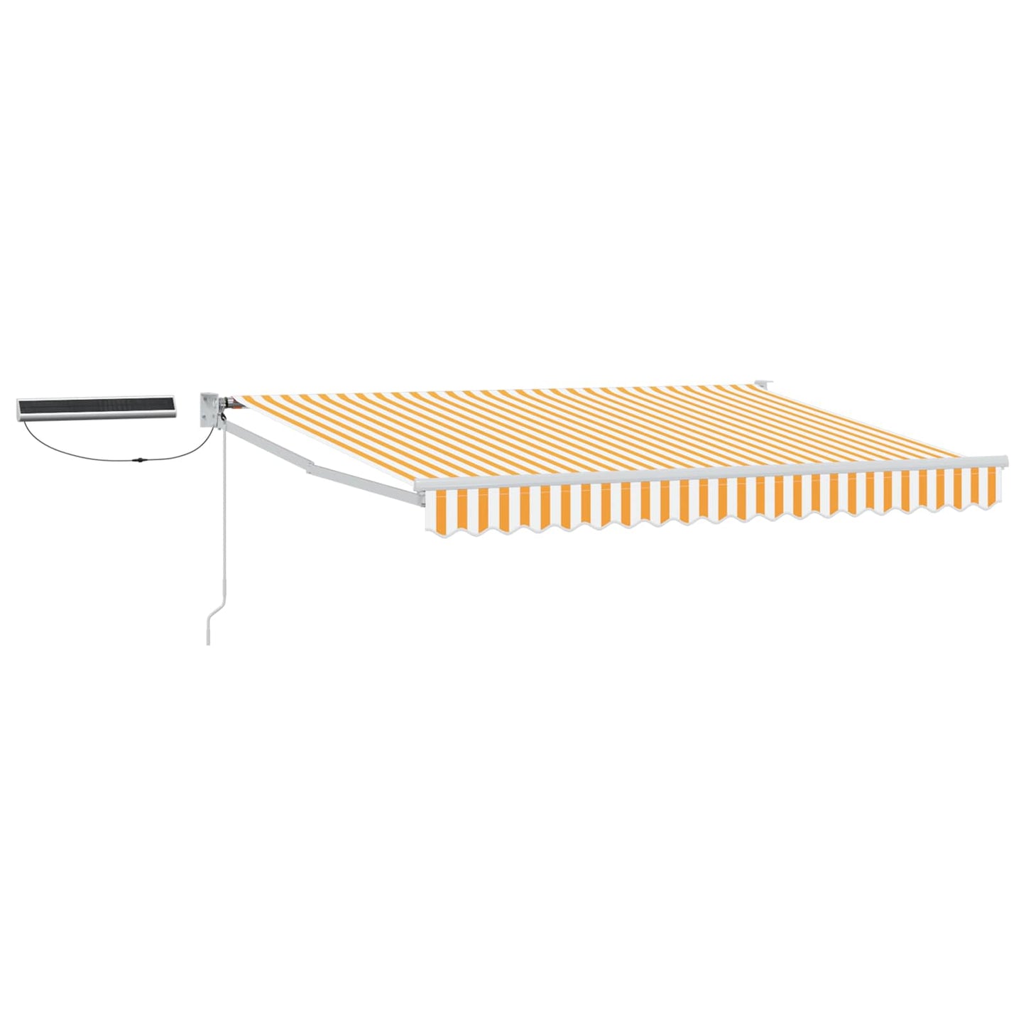 Tettuccio Elettrico Retrattile Giallo e Bianco 3 x 2 m