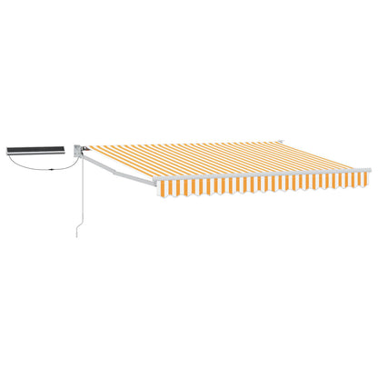 Tettuccio Elettrico Retrattile Giallo e Bianco 3 x 2 m