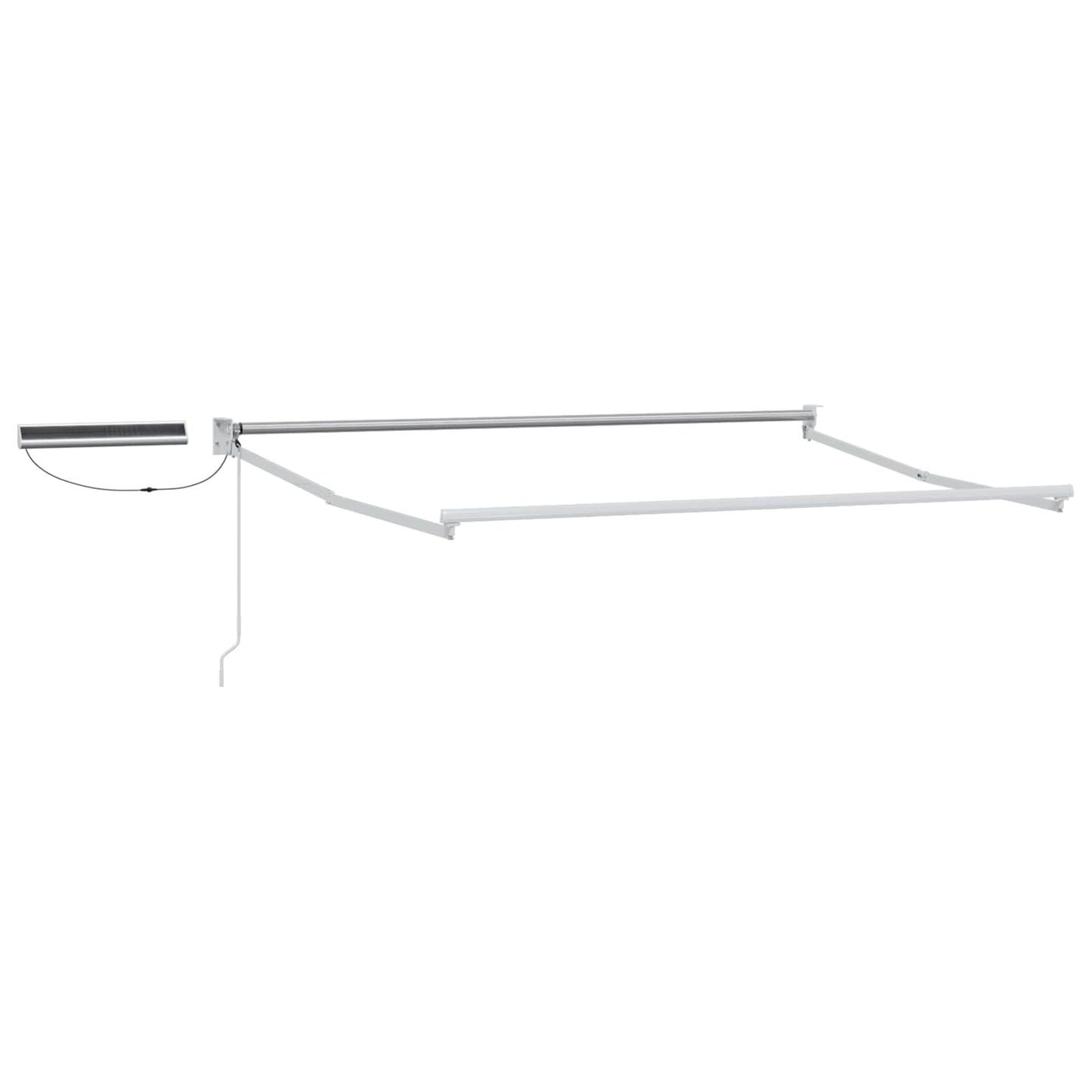 Tettuccio Elettrico Retrattile Giallo e Bianco 3 x 2 m | homemem39