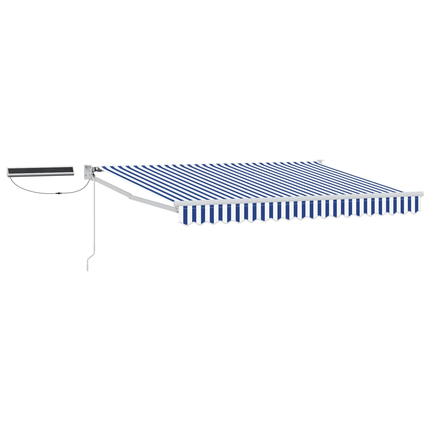 Tettuccio Elettrico Retrattile Blu e Bianco 3 x 2,5 m | homemem39