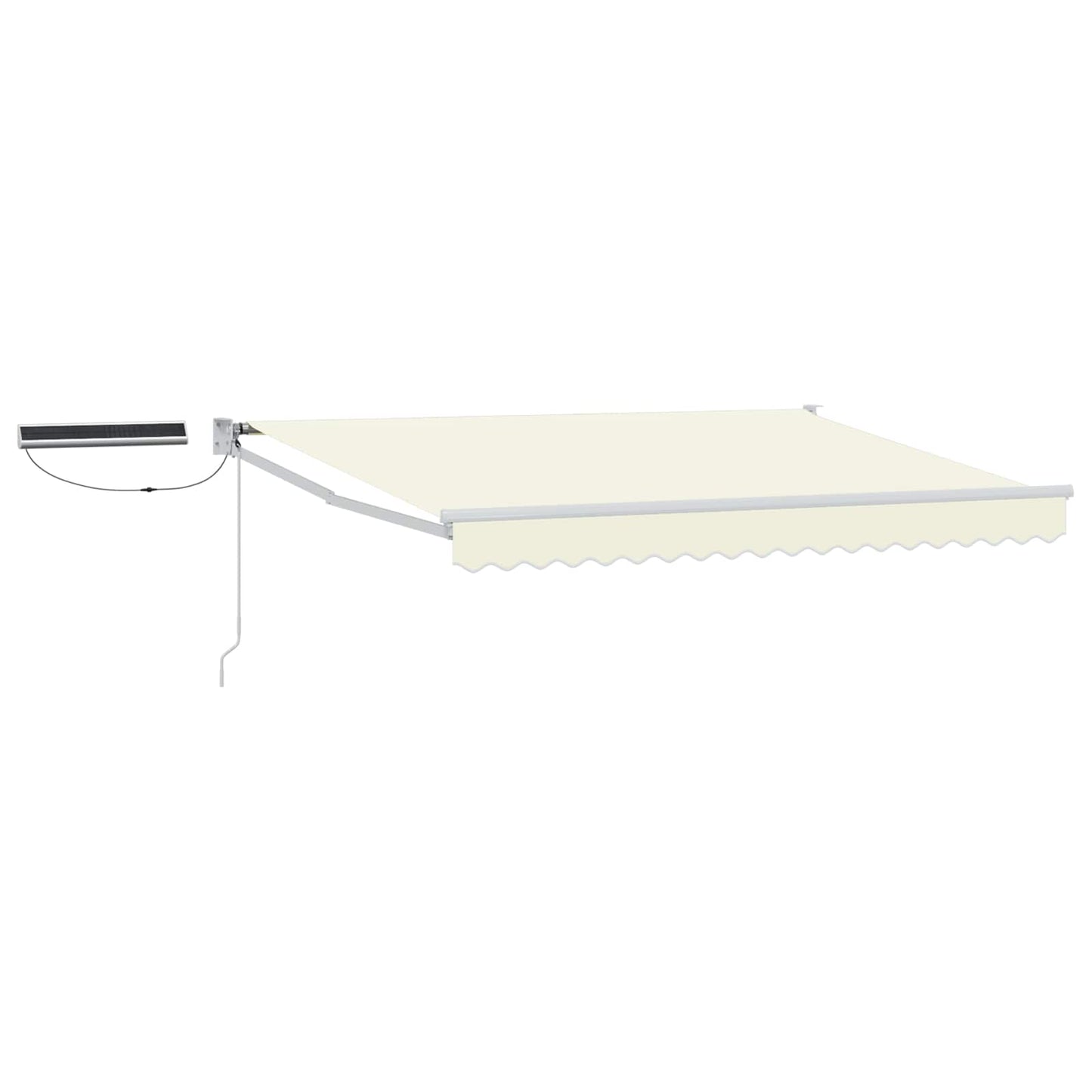 Tettuccio Elettrico Retrattile Crema e Bianco 3 x 2,5 m | homemem39