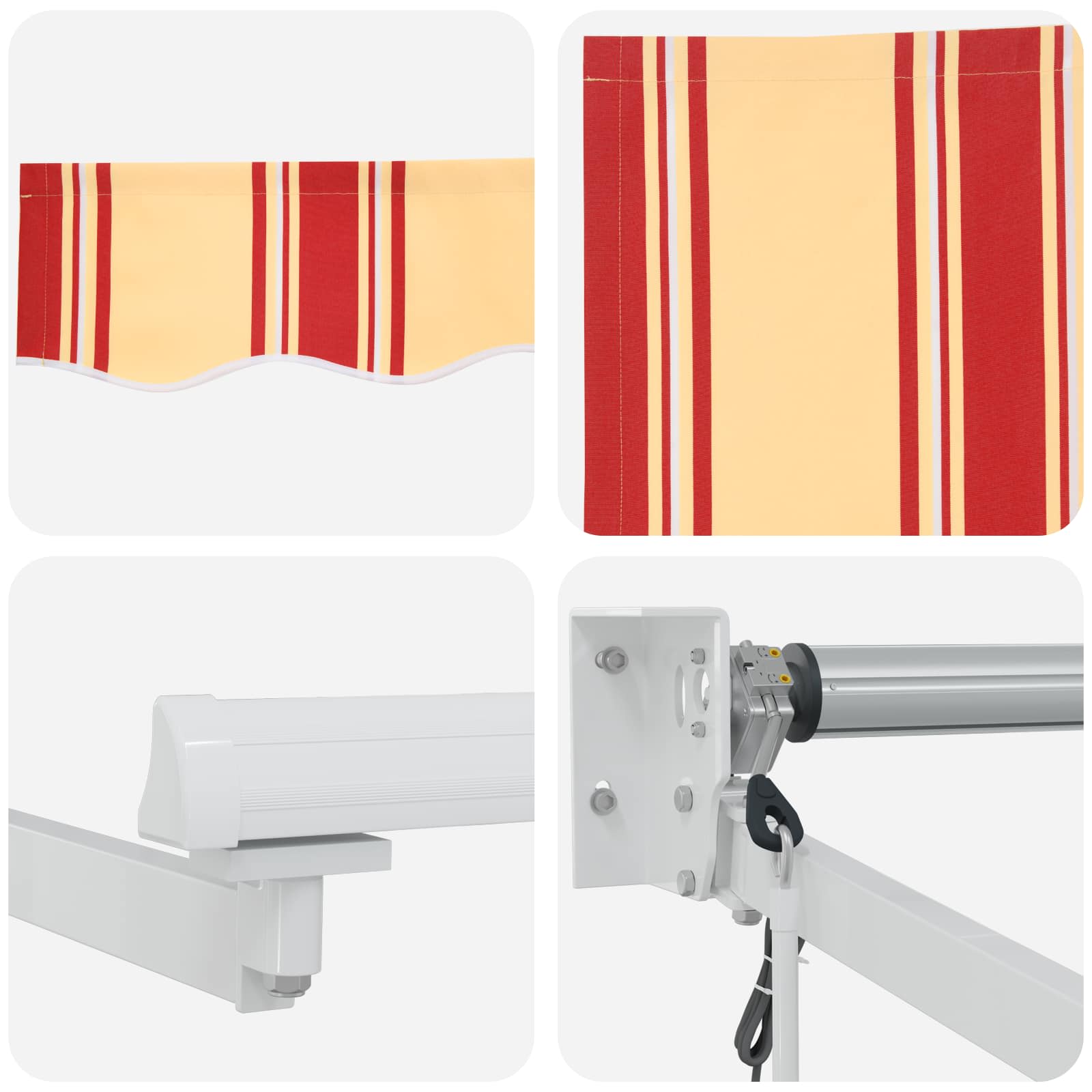 Tettuccio Elettrico Retrattile Multicolore 3,5 x 2,5 m | homemem39