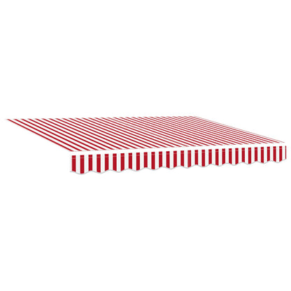 Tettuccio Elettrico Retrattile Rosso e Bianco 3,5 x 2,5 m | homemem39