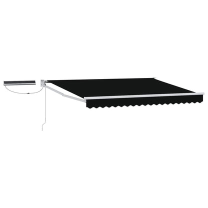 Tettuccio Elettrico Retrattile Nero e Bianco 3,5 x 2,5 m | homemem39