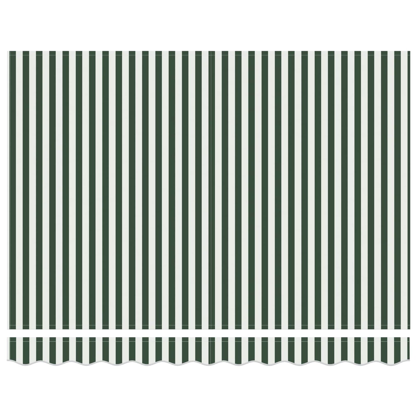 Tettuccio Elettrico Retrattile Verde e Bianco 3,5 x 2,5 m | homemem39