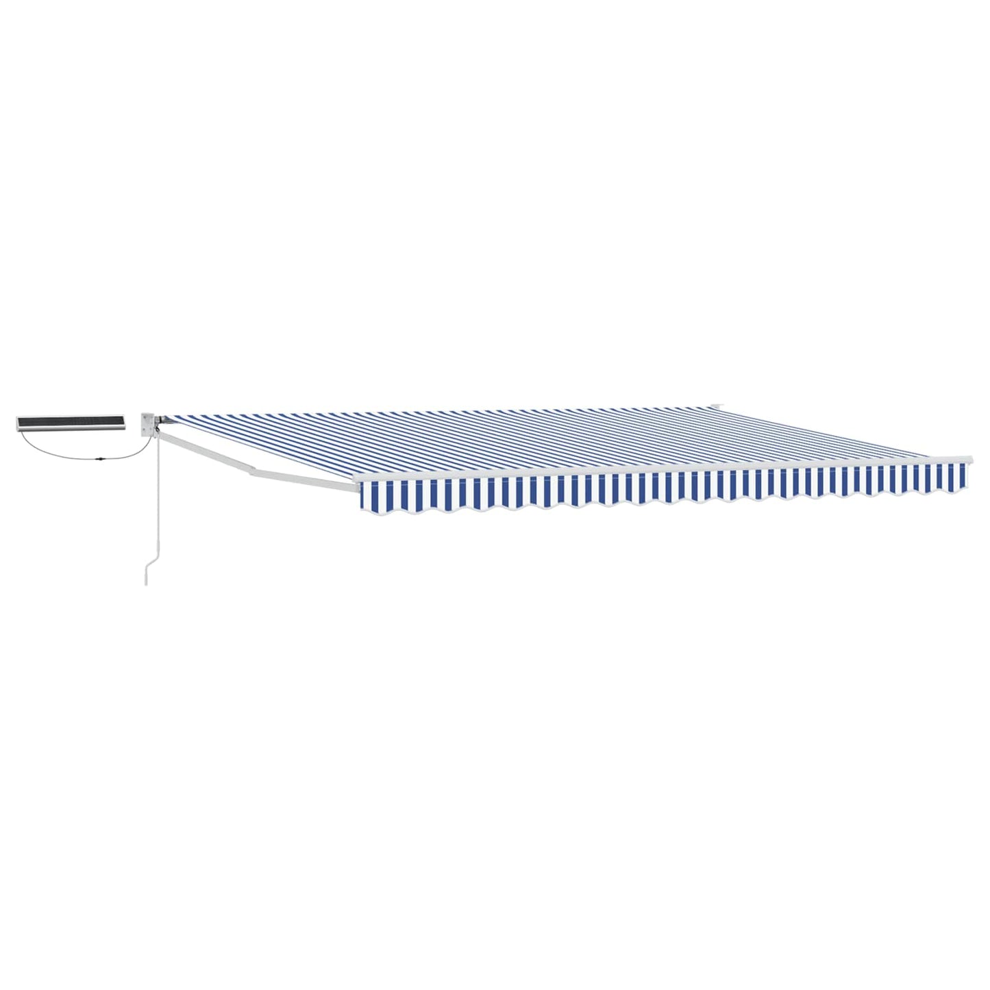 Tettuccio Elettrico Retrattile Blu e Bianco 4 × 3 m | homemem39