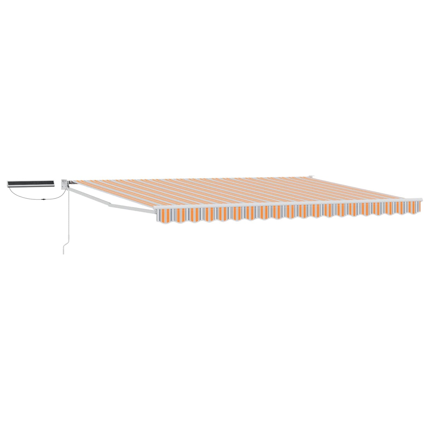 Tettuccio Elettrico Retrattile Blu, Arancione, Bianco 4 × 3 m | homemem39