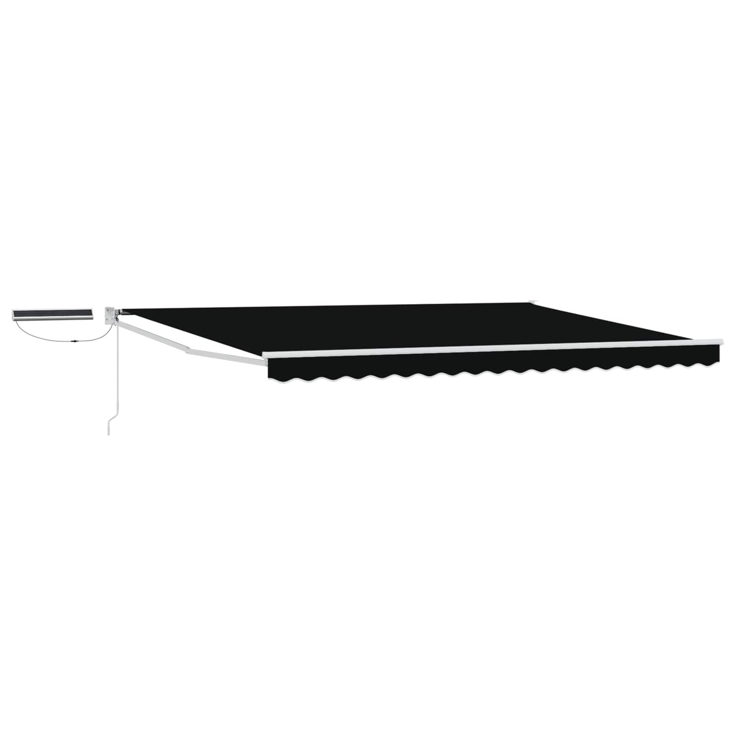 Tettuccio Elettrico Retrattile Nero e Bianco 4 × 3 m | homemem39