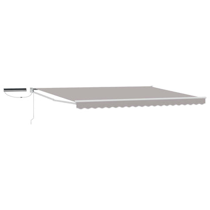 Tettuccio Elettrico Retrattile Grigio chiaro e bianco 4 × 3 m | homemem39
