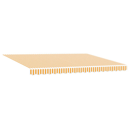 Tettuccio Elettrico Retrattile Arancione e bianco 5 x 3 m