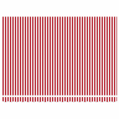 Tettuccio Elettrico Retrattile Rosso e Bianco 5 x 3 m