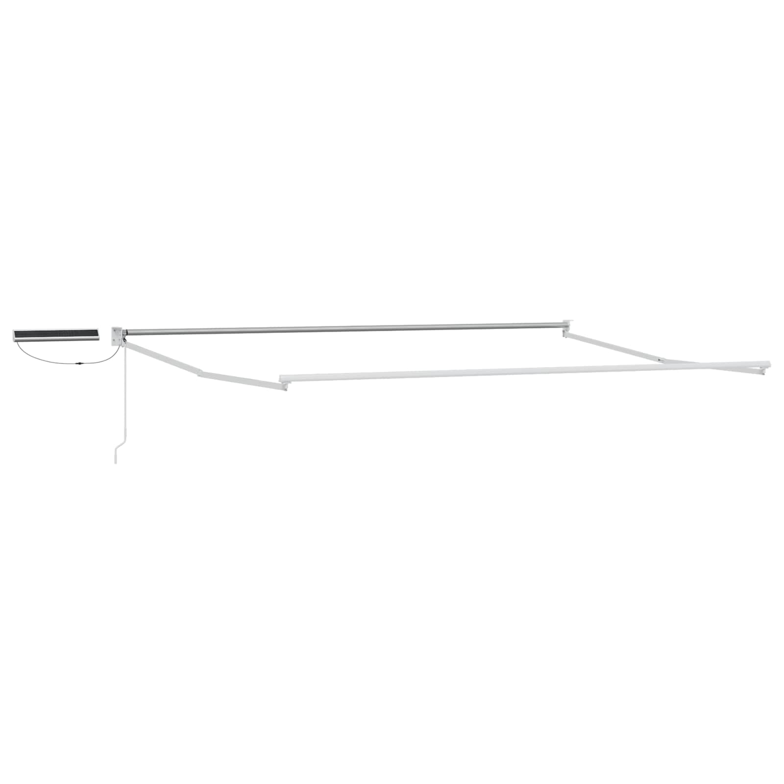 Tettuccio Elettrico Retrattile Giallo, Grigio e Bianco 5 x 3 m | homemem39