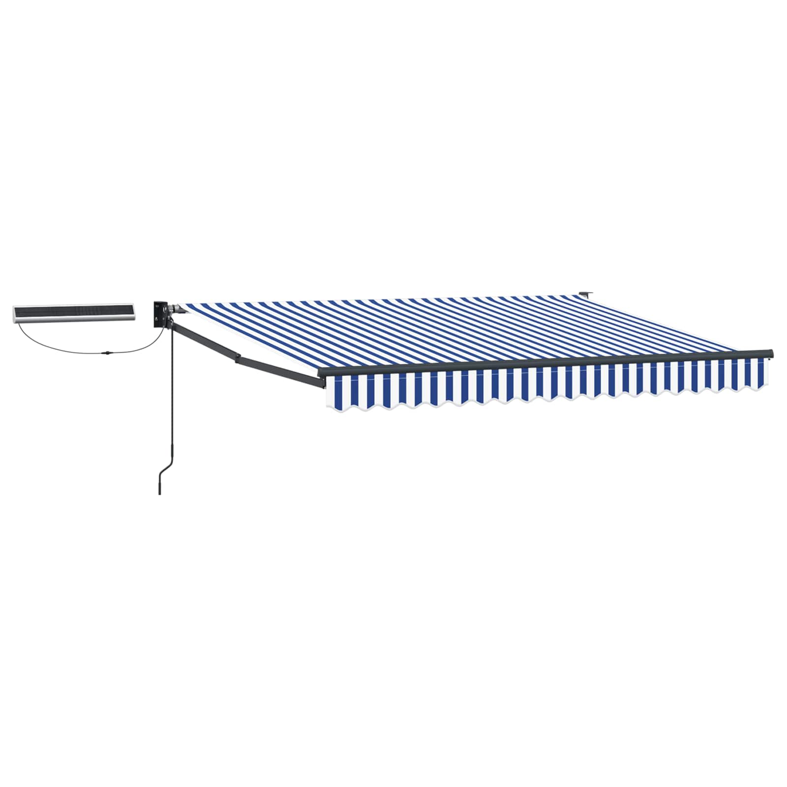 Tettuccio Elettrico Retrattile Blu, Bianco, Antracite 2,5 x 2 m | homemem39