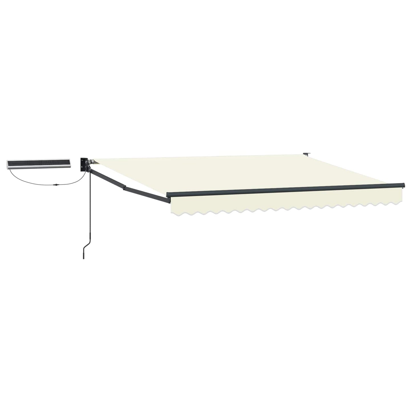 Tettuccio Elettrico Retrattile Crema e Antracite 3 x 2,5 m | homemem39