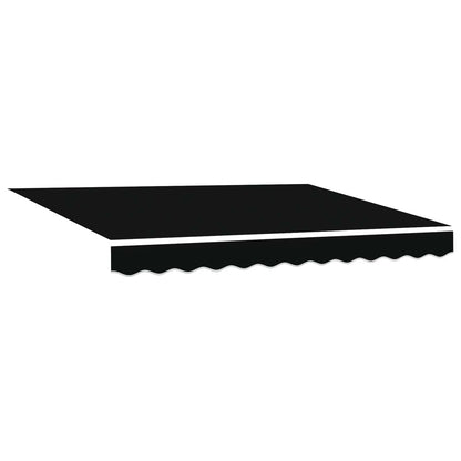 Tettuccio Elettrico Retrattile Nero e antracite 3 x 2,5 m