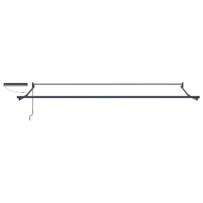 Tettuccio Elettrico Retrattile Crema e Antracite 4 × 3 m | homemem39