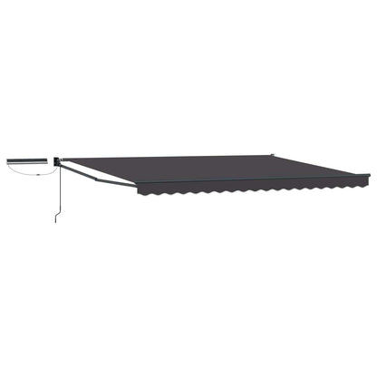 Tettuccio Elettrico Retrattile Antracite 4 × 3 m | homemem39